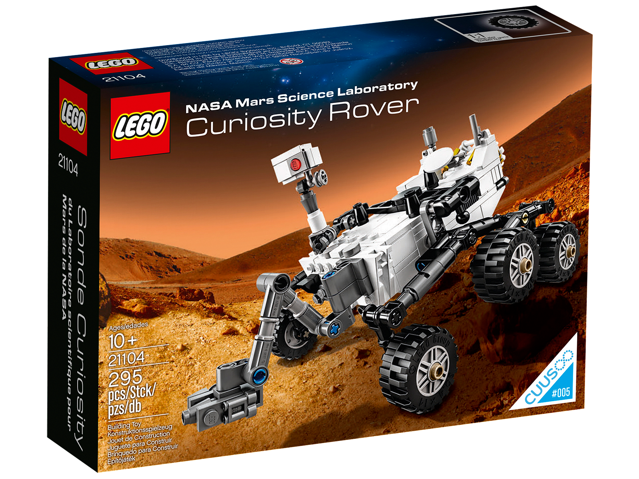 21104 Лего Марсианская научная лаборатория Curiosity Rover / Lego NASA
