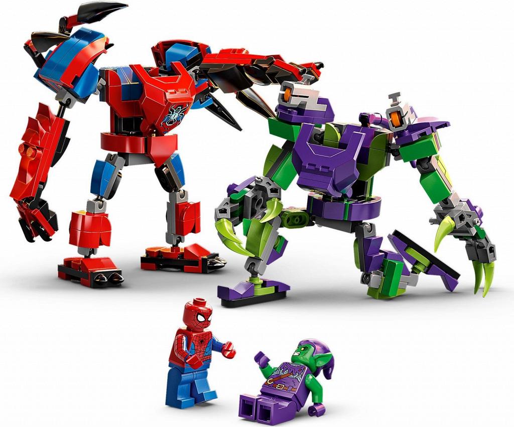 Лего Человек паук и зеленый гоблин: Механическая битва / Spider-Man & Green Goblin Mech Battle